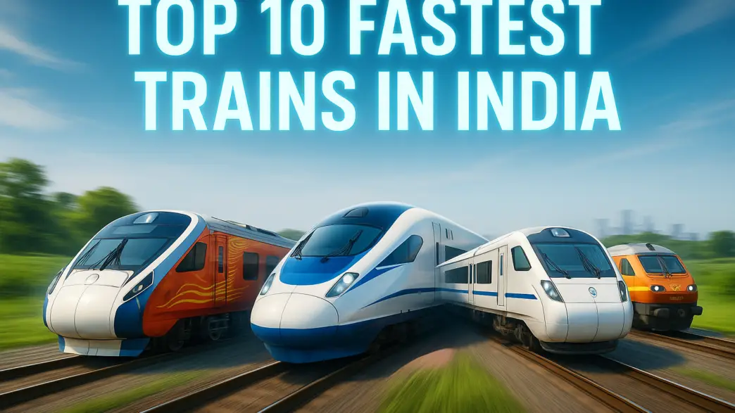 Top 10 Fastest Trains in India 2025