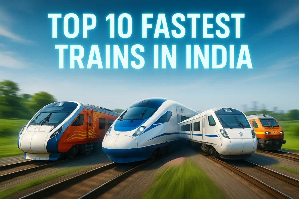 Top 10 Fastest Trains in India 2025